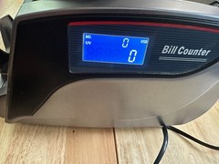 Money Counter Machine with 3 Screens, UV/IR/DD/MG/MT Counterfeit Detection-USED
