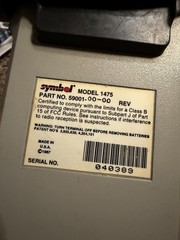 SYMBOL PDT Vintage Symbol – PDT 1475 – Barcode Scanner