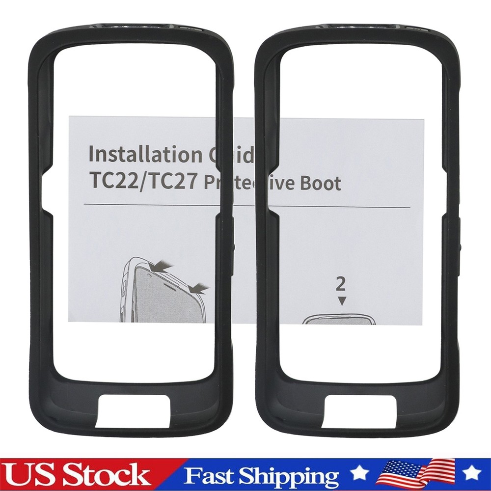 2x Protective Case/Boot for Zebra TC22, TC27 Scanners, Replaces SG-TC2L-BOOT-01