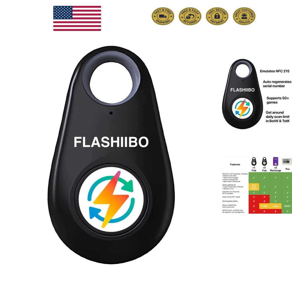 Flashiibo Fob V2: Lightweight NFC Emulator for Nintendo Switch Gameplay