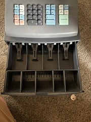 Sharp XE-A106 Electronic Cash Register With Both Keys