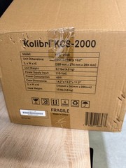 NEW Kolibri model KCS-2000 Professional USD Coin Sorter Counter Wrapper Machine