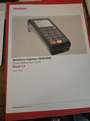 Ingenico Desk 3500 | Ethernet | Terminal And A Zebra DS2208 Scanner And Paper