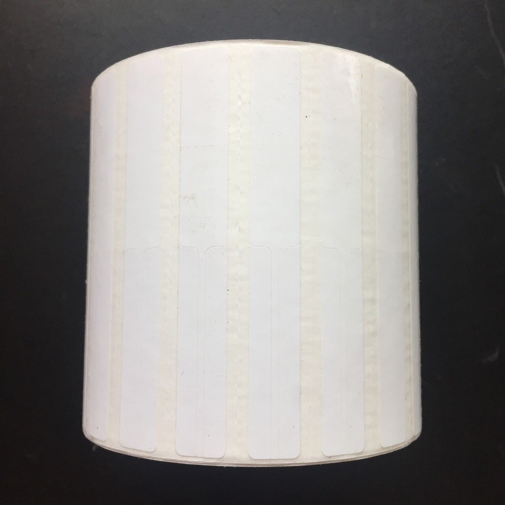 1 Roll Rattail Tag Jewelry 3000 Labels 7/16″ x 3 9/16″ Thermal Transfer