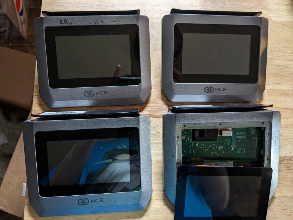 NCR Android Tablet POS Customer Display 4.3 Inches Model 5938 Screen Lot Of 4