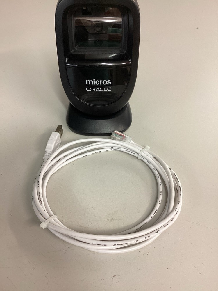 ZEBRA MICROS ORACLE DS9308-SR00124ZZWW BARCODE SCANNER KIT RECONDITIONED USB