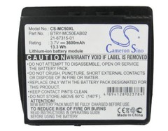 New Extended Battery for Symbol MC50 BTRY-MC50EAB02 MC5040 21-67315-01 3600Mah