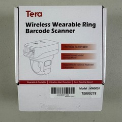 Tera Pro Extreme Performance 1D 2D QR Wireless Ring Barcode Scanner Bluetooth