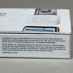 SQUARE Square Reader for Contactless and Chip 2nd Generation 4″ x 4″ White REV-0