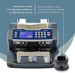 AccuBANKER AB4200 Bill Counter 300 Bill Hopper Capacity Speed 1800/min UL Listed