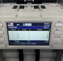 Kisan Newton Mini Money Counter Dual CIS Mixed Denomination Bill Value Sorter