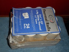 Cash Register Printer Receipt Thermal Paper Rolls 2 1/4″ x 85 ft 1/2″ Core 23 ct