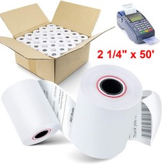 50 Rolls 2 1/4″ x 50′ Thermal Receipt Cash Register Credit Card Paper BPA Free
