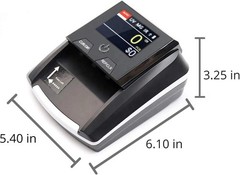 Counterfeit Money Detector – Automatic Bill Scanner with UV, MG, IR, Paper Qu…