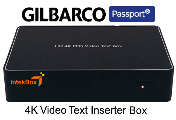 Advance Gilbarco Passport POS Text Inserter 4K TVI AHD CVI Coax Camera solution