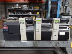 LOT OF 12 ZEBRA 105SL, 140XIIII, 140XIII, Z090-401-00004, CL4NX THERMAL LABEL PR