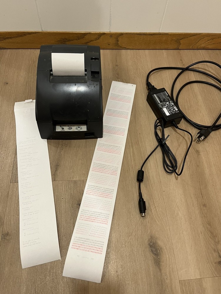 Epson TM-U220B Dot Matrix POS Receipt Printer Ethernet USB TESTED Lot#2