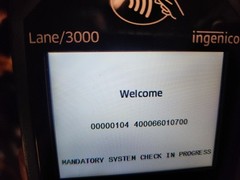 Lot of 4 Ingenico lane 3000 CL/ETH Complete with USB Cable & Power Supply.