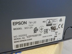 Open Box Epson TM-L90 POS USB Thermal Receipt Printer M313A w/ AC Adapter