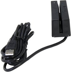 Triple Track Magnetic Stripe Reader, USB Cable