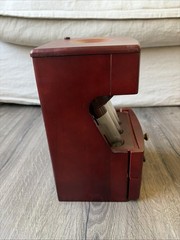 MAGNIF Deluxe Coin Sorter Wood CLASSIC CHERRY Box Lid Tubes Drawers TESTED
