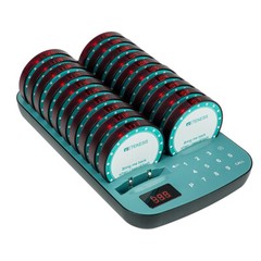 Retekess TD167A AM Restaurant Pager Calling System Guest Queuing 20 Buzzer Cafes
