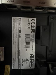7 units available Aures YUNO-BASE 151-BLACK-II ART-03520 POS Touch Screen Displa