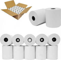 Cash Register Paper 3 1/8 X 200 Thermal Rolls 50 Pack Works with Star Micronics