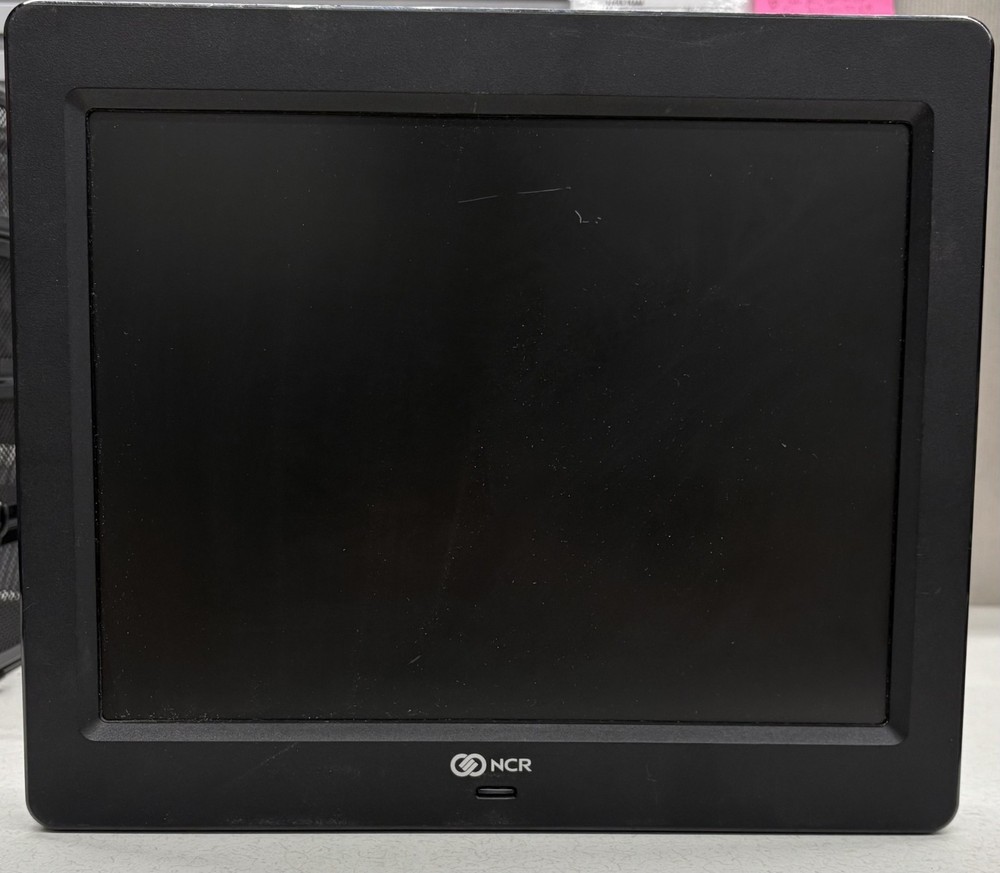 NCR RealPOS 12″ NonTouch Display; NO mount, NO MSR, NO CABLES NCR 5943-2200-9090
