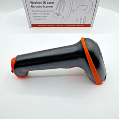 TERA 5100 1D Laser Barcode Scanner 2.4G Wireless USB Wired Orange