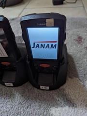 Lot of 15 Janam XM66 Mobile Computer Barcode Scanner XM66W w/ Charger & Lanyards