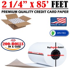 2 1/4″ x 85 FT Thermal Paper 50 Rolls *FREE 2 DAY FEDEX EXPRESS SHIPPING*