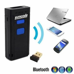 Wireless Bluetooth Barcode Scanner,Symcode Mini Portable Barcode Reader Scanner