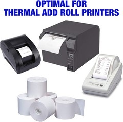 Thermal Paper Receipt Rolls BPA Free Grade A Pure 85 Bright White Paper Unique