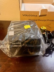 Volcora Thermal Receipt Printer, Standard USB/Ethernet- Model 500205 New In Box