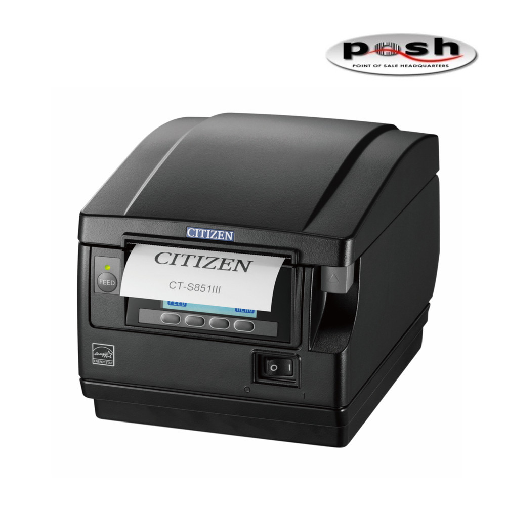 Citizen CT-S851III Thermal POS Receipt Printer Front Exit LAN USB