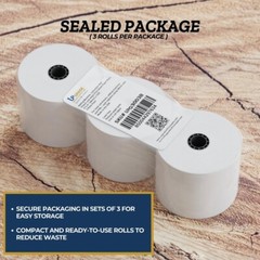 Upgrade Office Supply UPG3003B Adding Machine Rolls 2-1/4″ x 150 ft, 3-Pack, USA