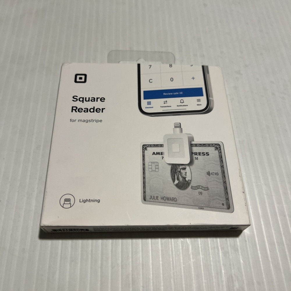 Square – Reader for Magstripe (with lightning connector) – Glossy White