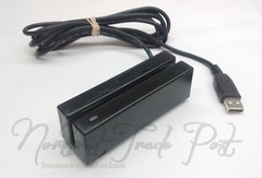 MagTek USB Credit Card Reader Part No. 21040110 Keyboard Emulation Track I/II