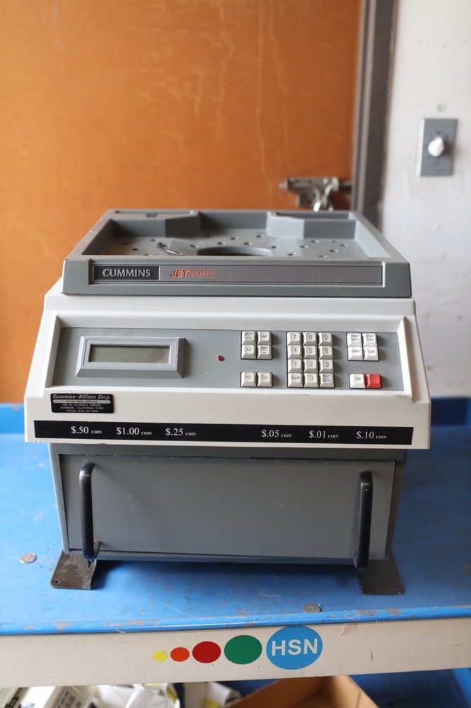 Cummins Allison JetSort Model 2000 Coin Sorter Counter As Is