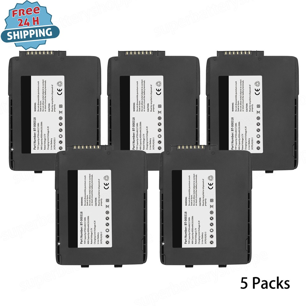 5 x Battery For Zebra Symbol TC70 TC75 TC7X TC72 BT-000318 BT-000318-01