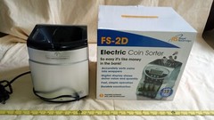 Royal Sovereign Electric Coin Sorter FS-2D with Tubes, & original box. works.