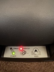 Epson TM‑U220PD POS Receipt Printer M188D – Powers On, AS‑IS