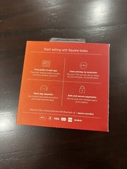 Square Reader for Contactless Chip Reader (App Store/Google Play) With Swiper