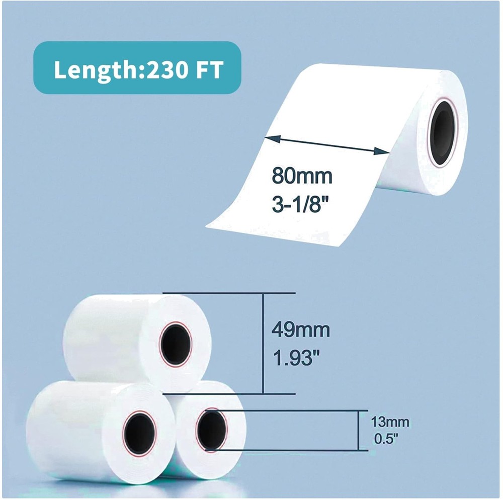 POS Receipt Paper for Clear Transactions – 10 Rolls