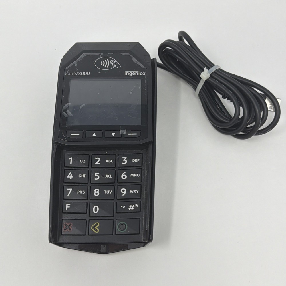 Ingenico Lane 3000 CL/Eth USB Pin-Pad Credit Card Machine Terminal Tap to Pay