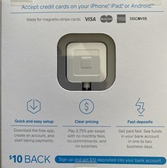 Square A-PKG-0206-01 Credit Debit Card Reader – White for Apple iPhone and…