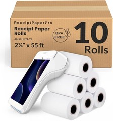 Receipt Paper Rolls for Pax a920 a920 Pro a920 Max Credit Card Machine