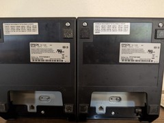 Epson M267D POS Thermal Receipt Printers TM-T20III w/ Cables – QTY 2
