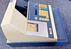 MAX ELECTRONICS CO. MODEL R-210 Electronic, JAPAN, TURNS ON Cash Register